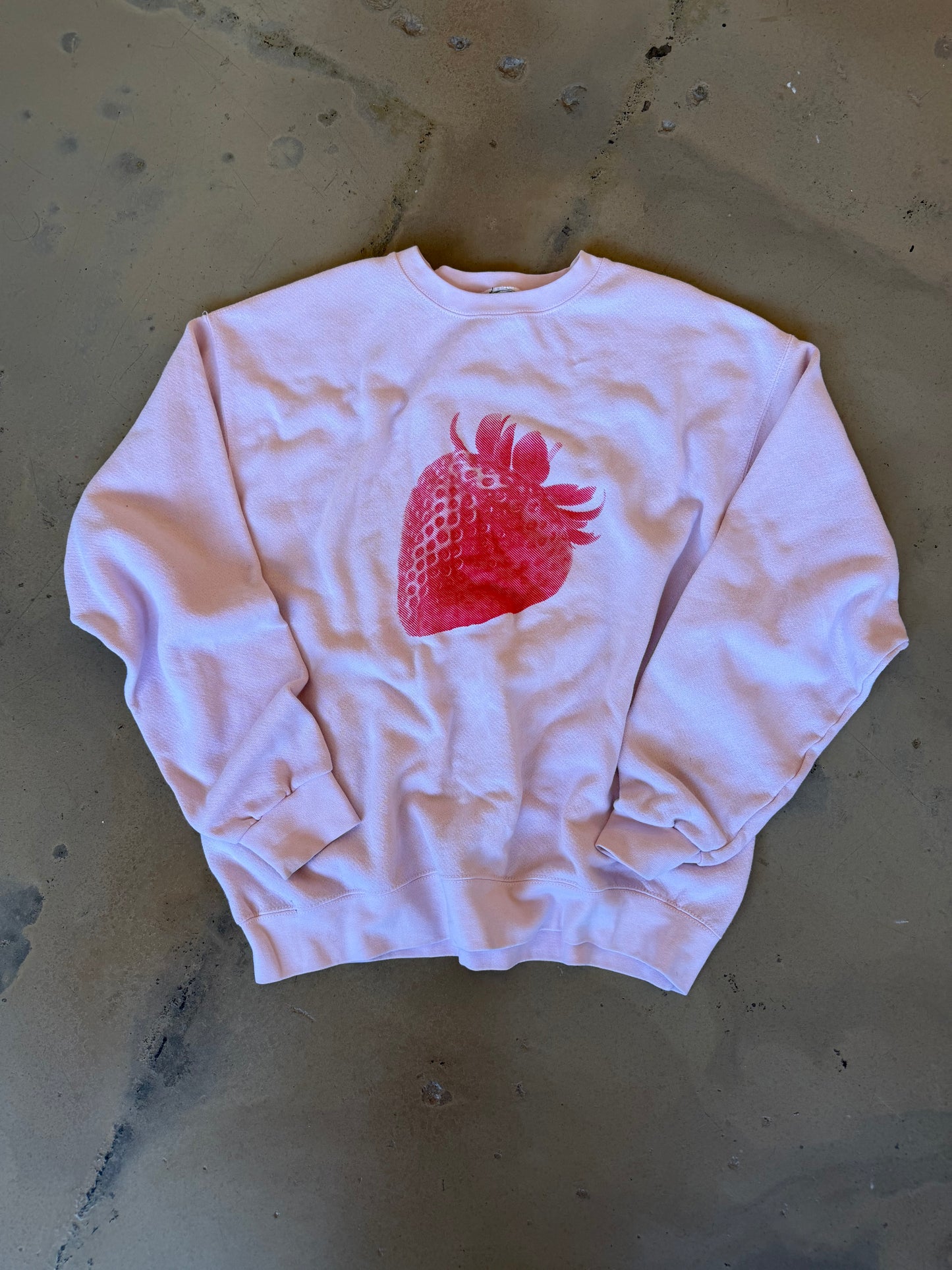 (XL) Strawberry Pink Sweatshirt