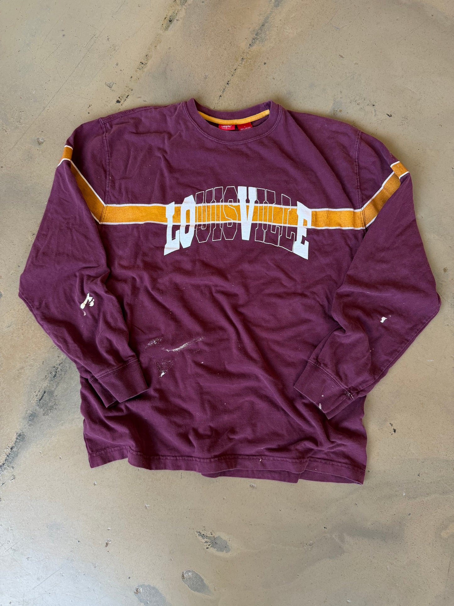 (L) OG Classic Burgundy Long Sleeve