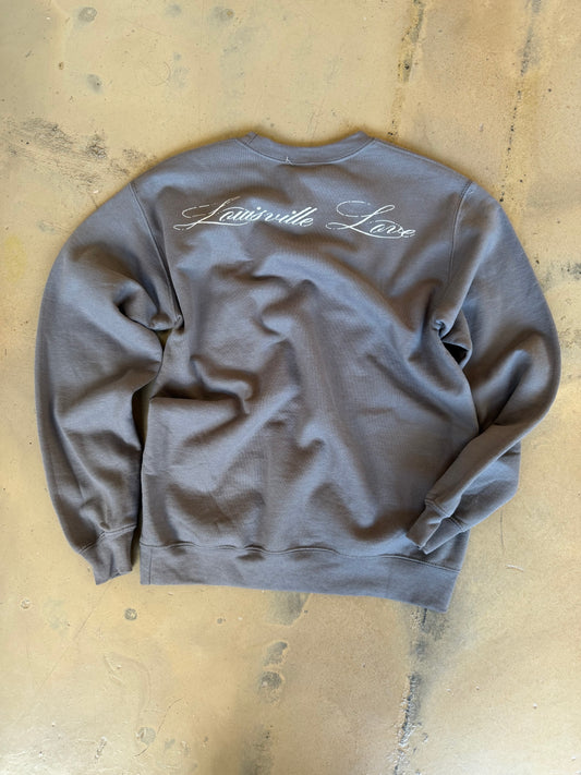 (S) Script Charcoal Sweatshirt