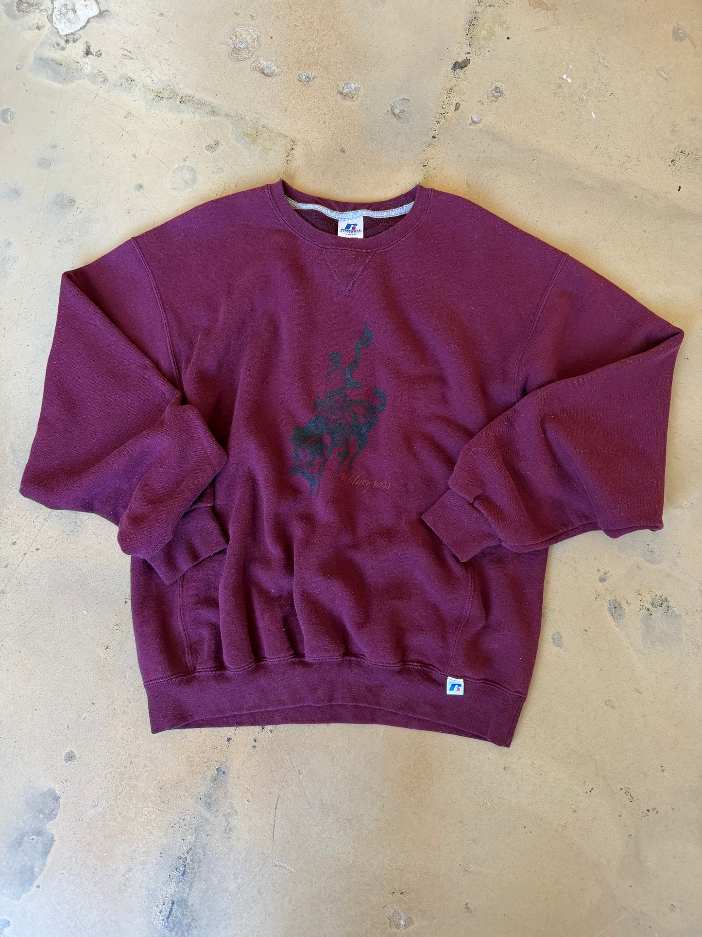 (L) Maroon Bluegrass Sweatshirt