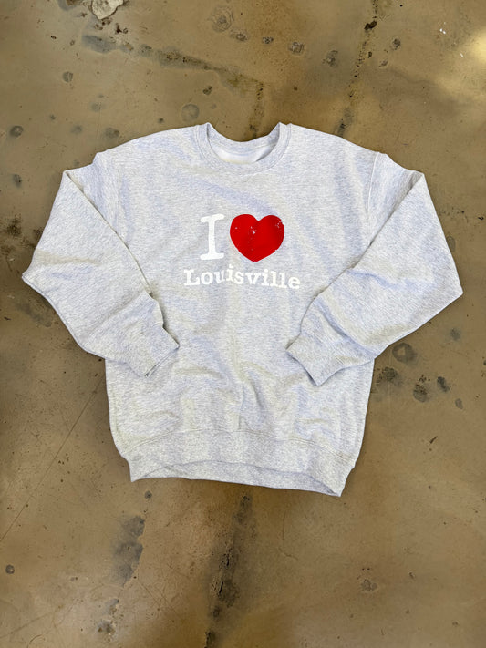 (M) Grey I Love Lou Sweatshirt
