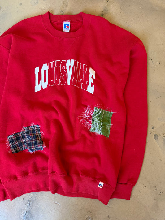 (XL/XXL) OG Classic Patchwork Red Sweatshirt