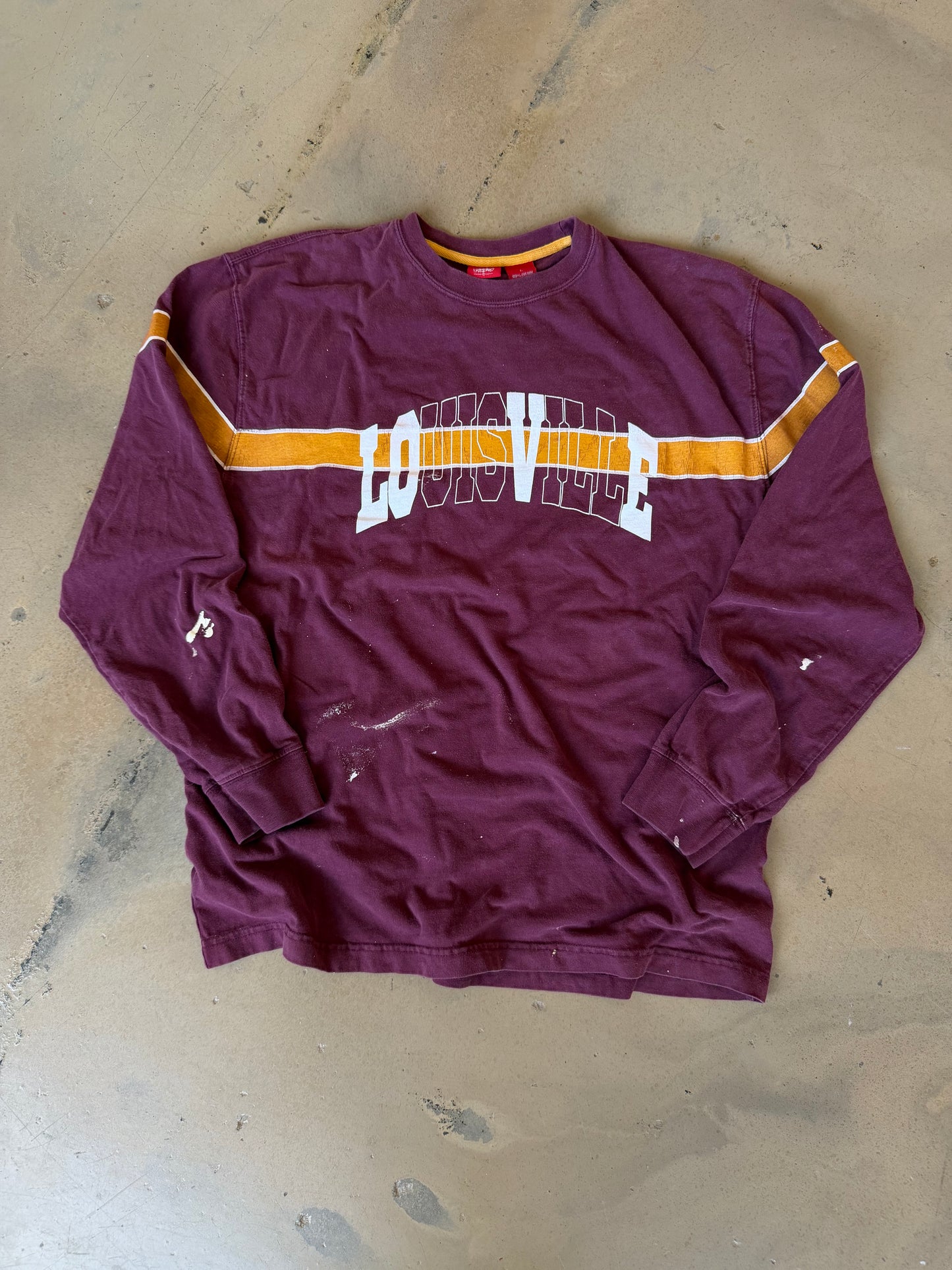 (L) OG Classic Burgundy Long Sleeve