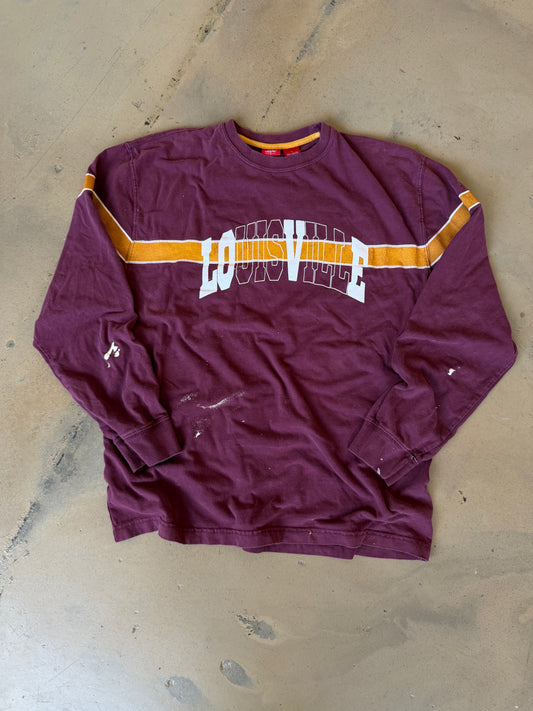 (L) OG Classic Burgundy Long Sleeve