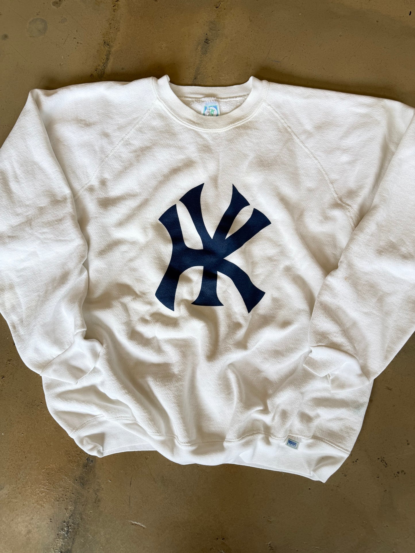 (L) White NYKY Sweatshirt