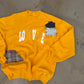 (L) OG Classic Patchwork Yellow Sweatshirt
