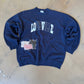(L/XL) OG Classic Navy Patchwork Sweatshirt
