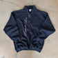 (L/XL) Black Script Quarter Zip Sweater