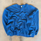 (L/XL) Blue Script Sweatshirt
