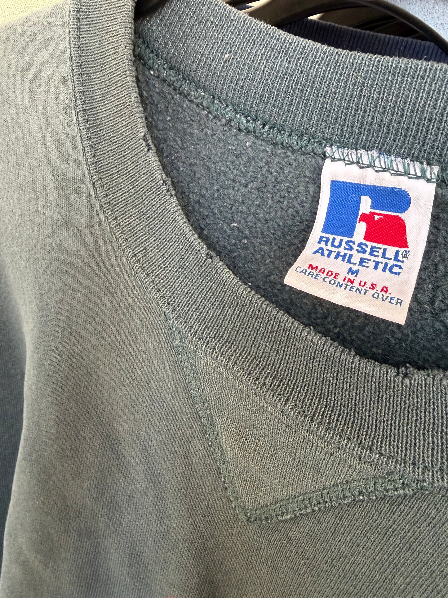 (M) Dark Green Strawberry Sweatshirt