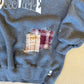 (L) OG Classic Dark Grey Patchwork Sweatshirt