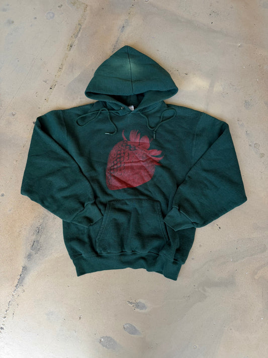 (S) Green Strawberry Hoodie
