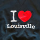 (XL) I Love Lou Black Sweatshirt