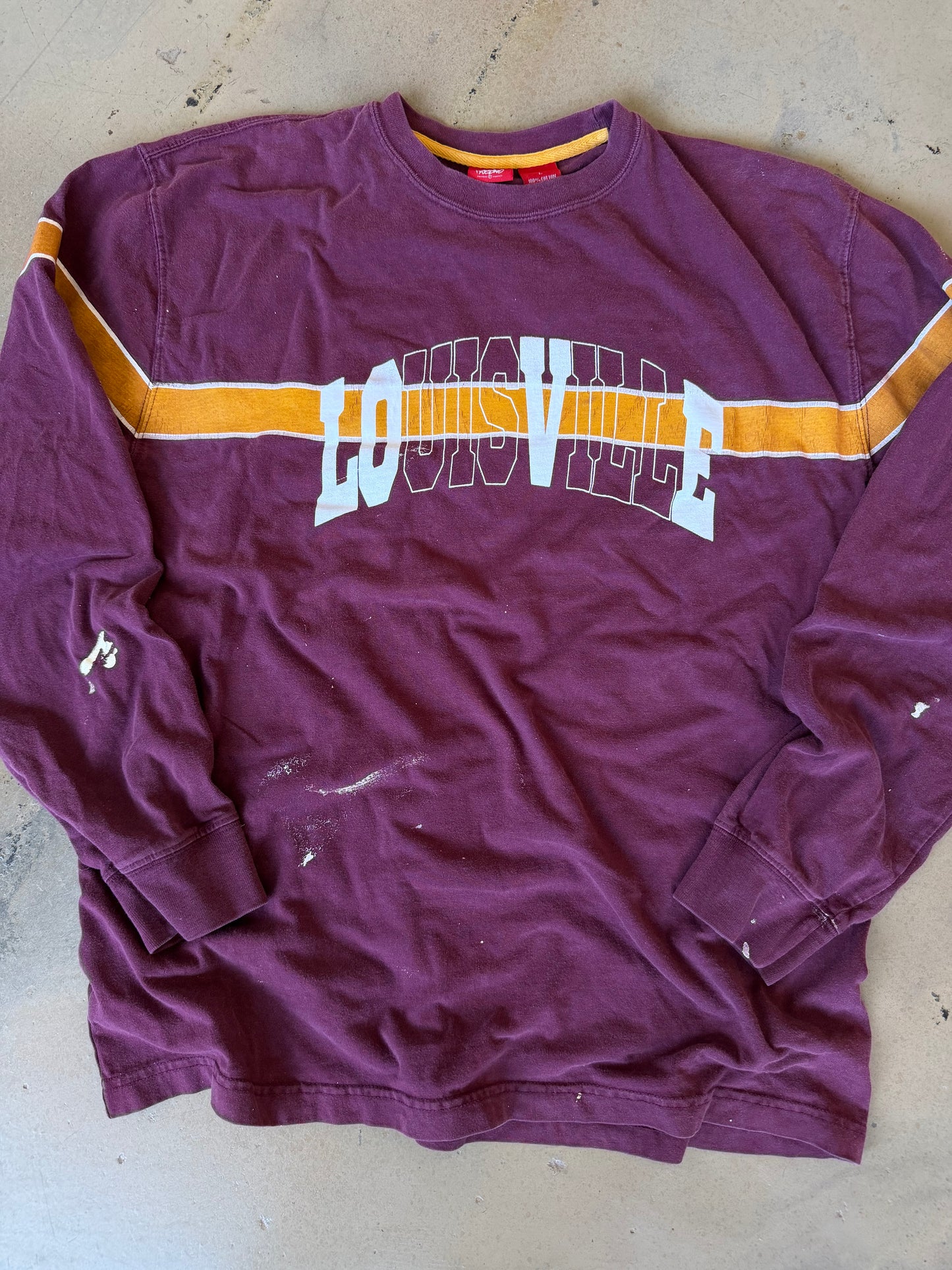 (L) OG Classic Burgundy Long Sleeve