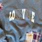 (L) OG Classic Dark Grey Patchwork Sweatshirt