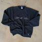 (L) Black Script Sweatshirt