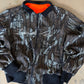 (M/L) Camo Script Jacket