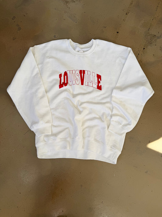 (L/XL) OG Classic White Sweatshirt