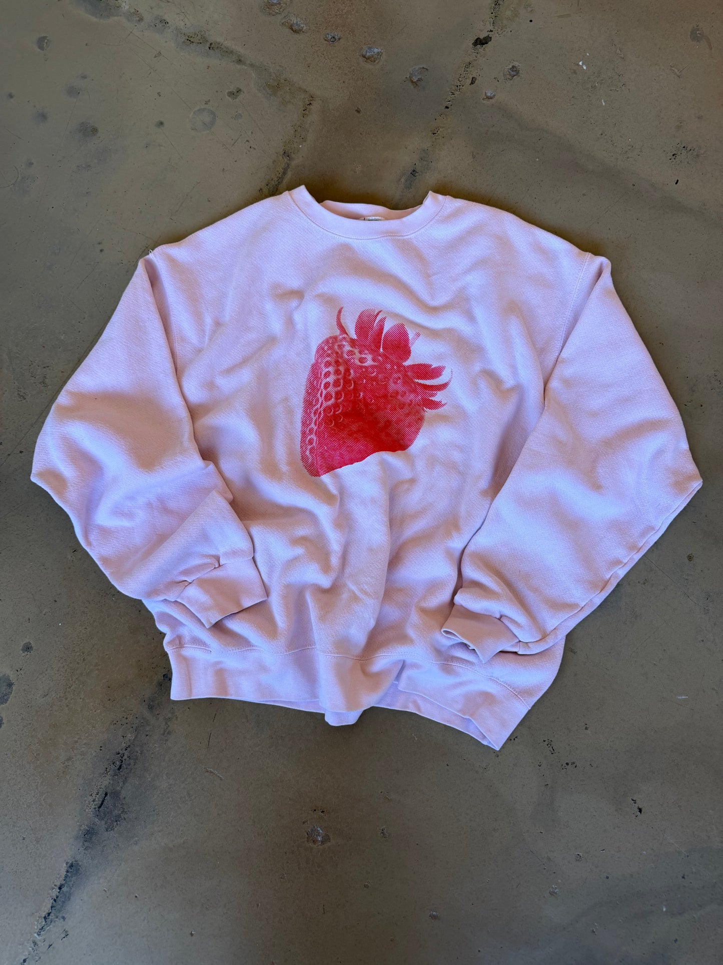 (XL) Strawberry Pink Sweatshirt