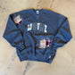 (L) OG Classic Dark Grey Patchwork Sweatshirt