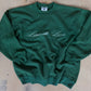 (L/XL) Green Script Sweatshirt