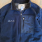 (L) Embroidered Fleece Navy Blue Jacket