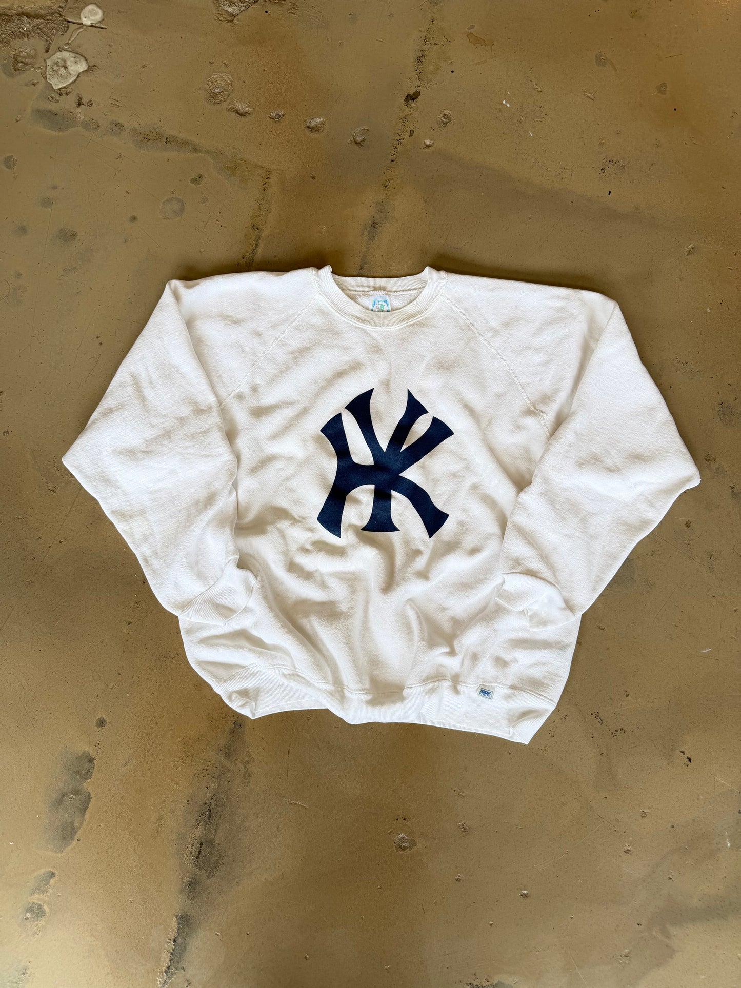 (L) White NYKY Sweatshirt