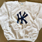 (L) White NYKY Sweatshirt