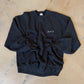 (L) Script Black Sweatshirt