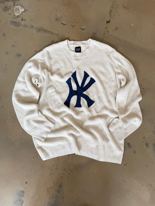 (L) NYKY Cream Thermal Long Sleeve