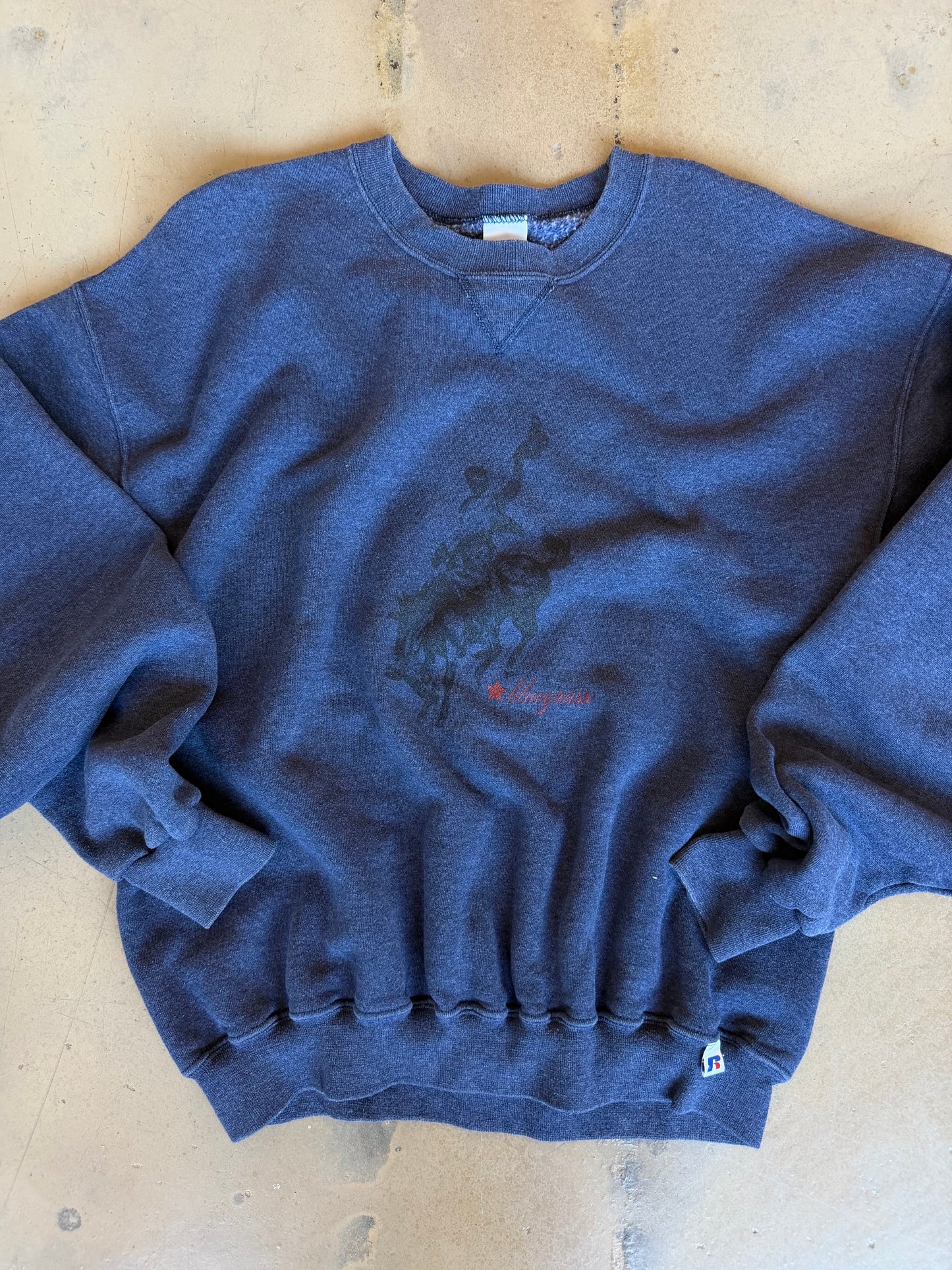 (L/XL) Navy Bluegrass Sweatshirt