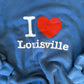 (M) I Love Lou Blue Sweatshirt