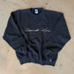 (L) Black Script Sweatshirt