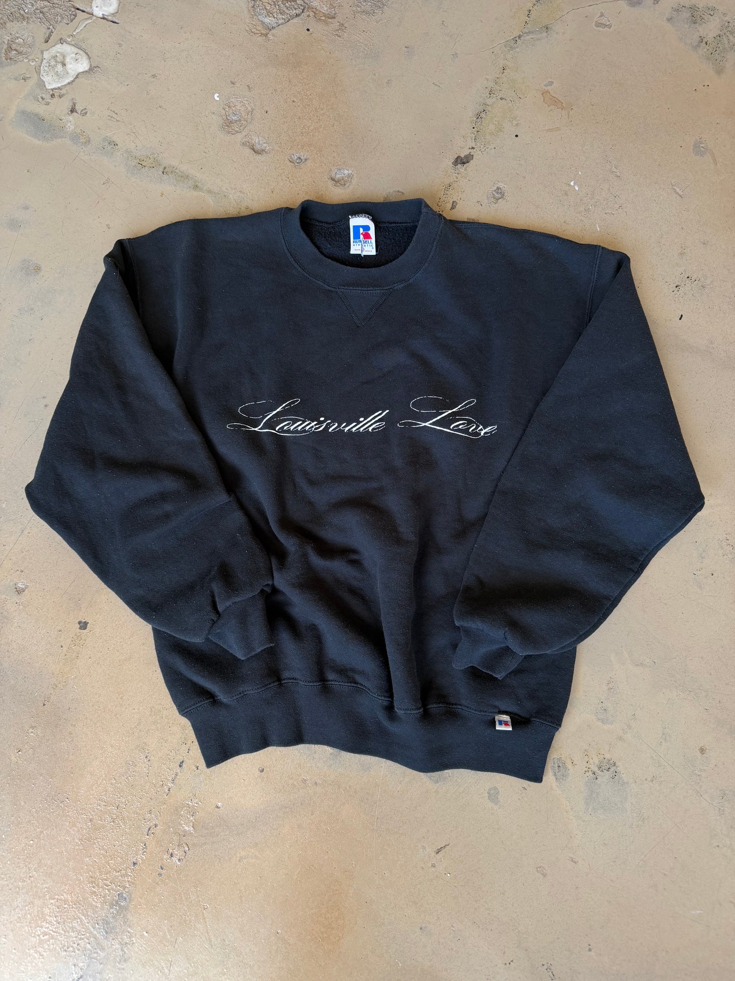(L) Black Script Sweatshirt