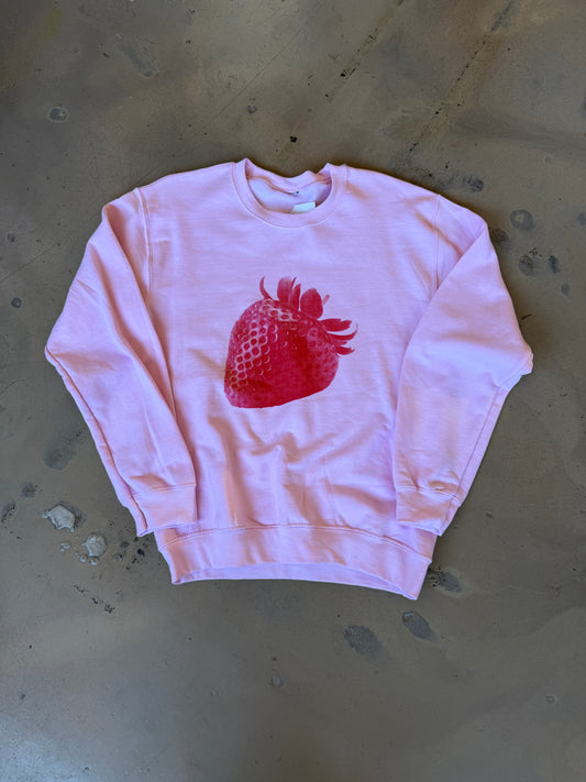 (M) Strawberry Pink Sweatshirt