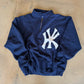 (L) Navy NYKY Quarter Zip Sweater