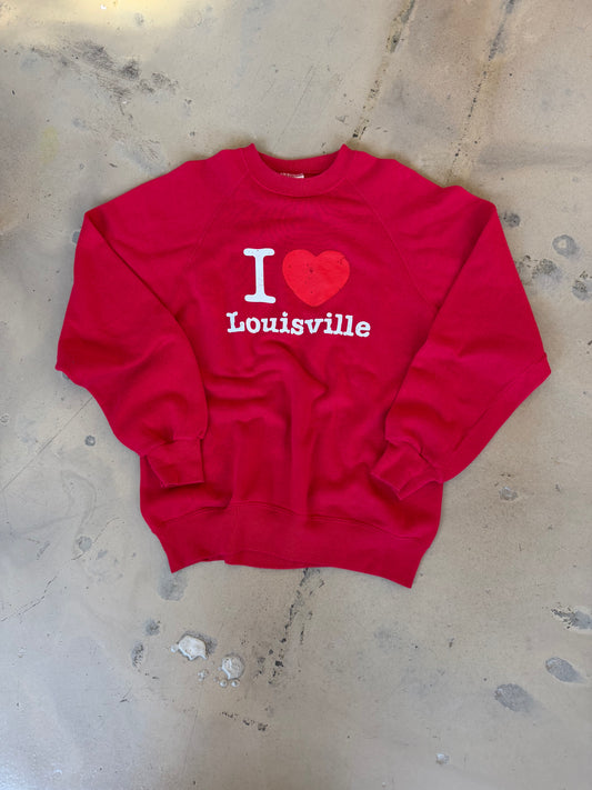 (M/L) Red I Love Lou Sweatshirt