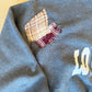 (L) OG Classic Dark Grey Patchwork Sweatshirt