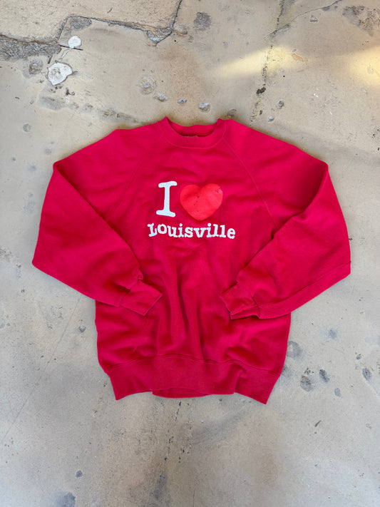 (M) I Love Lou Red Sweatshirt