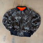 (M/L) Camo Script Jacket