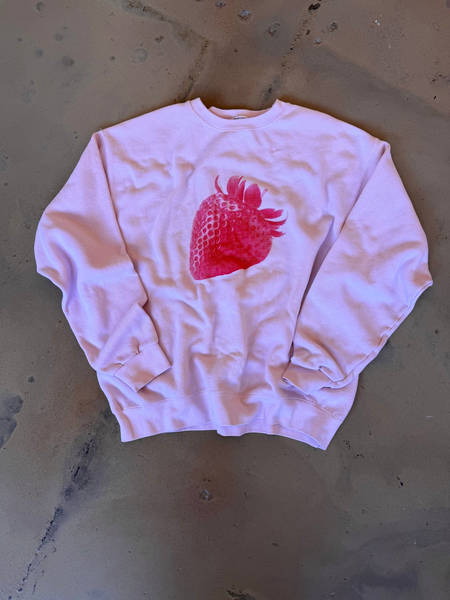 (XL) Strawberry Pink Sweatshirt