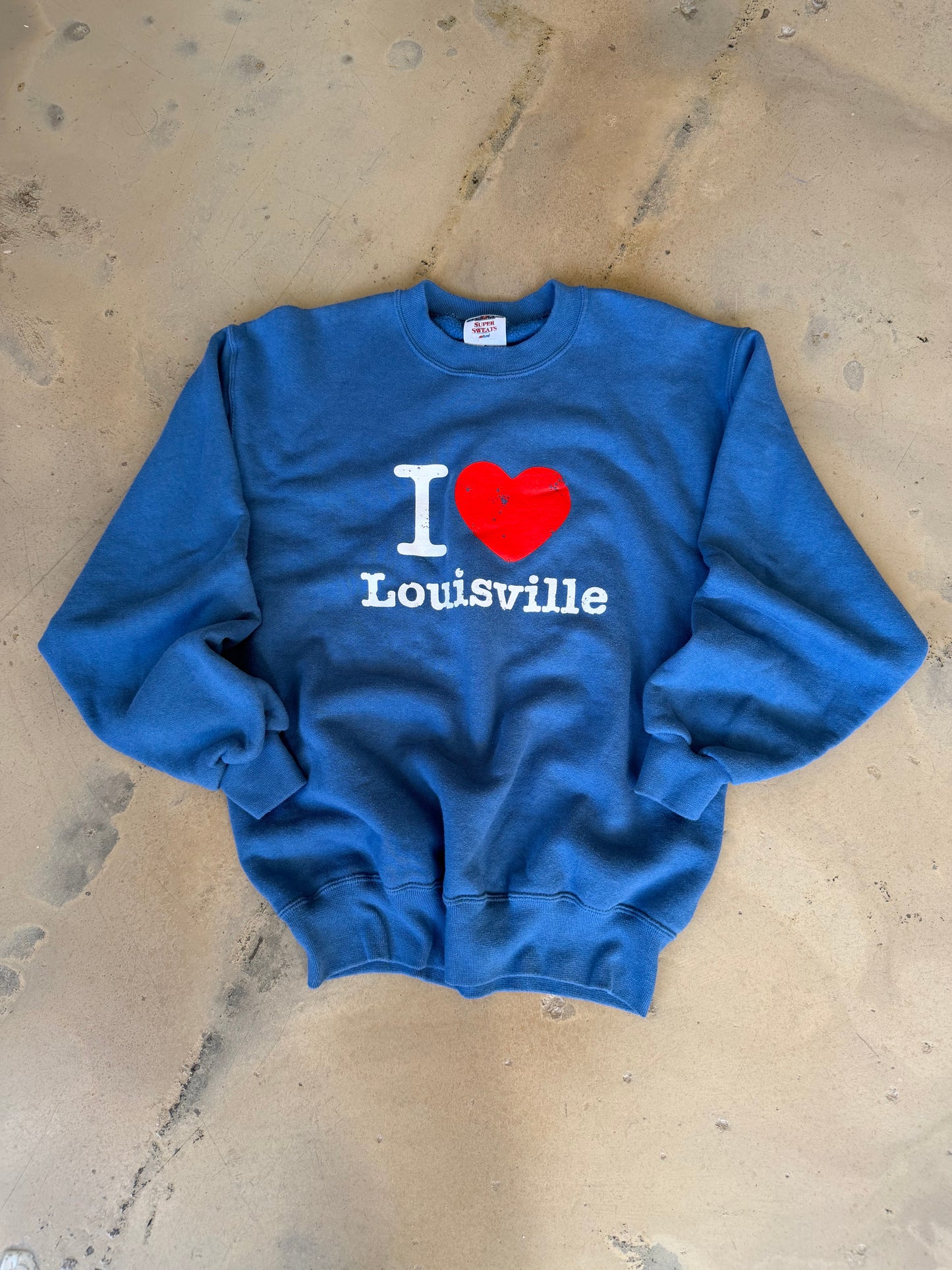 (M) I Love Lou Blue Sweatshirt