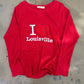 (Women’s L/XL) I Love Lou Thermal Sweatshirt