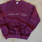 (L) Plum Script Sweatshirt