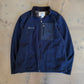 (L) Embroidered Fleece Navy Blue Jacket