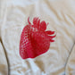 (M) Cream Strawberry Sweatshirt