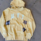(M/L) OG Classic Patchwork Yellow Hoodie
