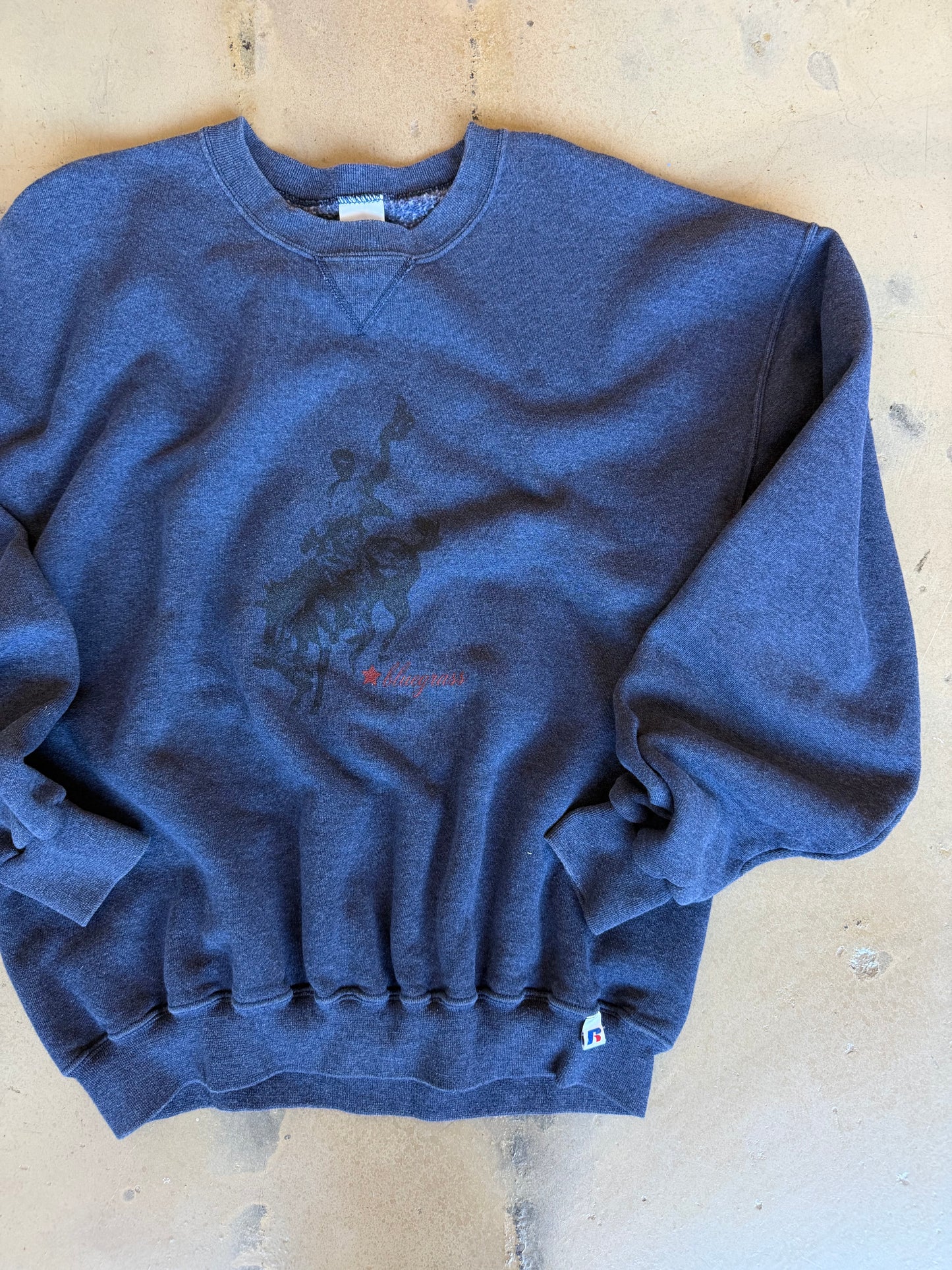 (L/XL) Navy Bluegrass Sweatshirt