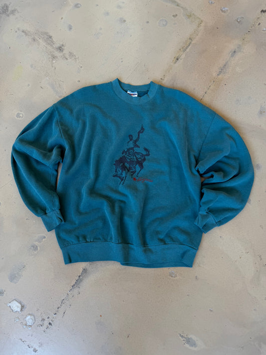 (L/XL) Teal Bluegrass Sweatshirt