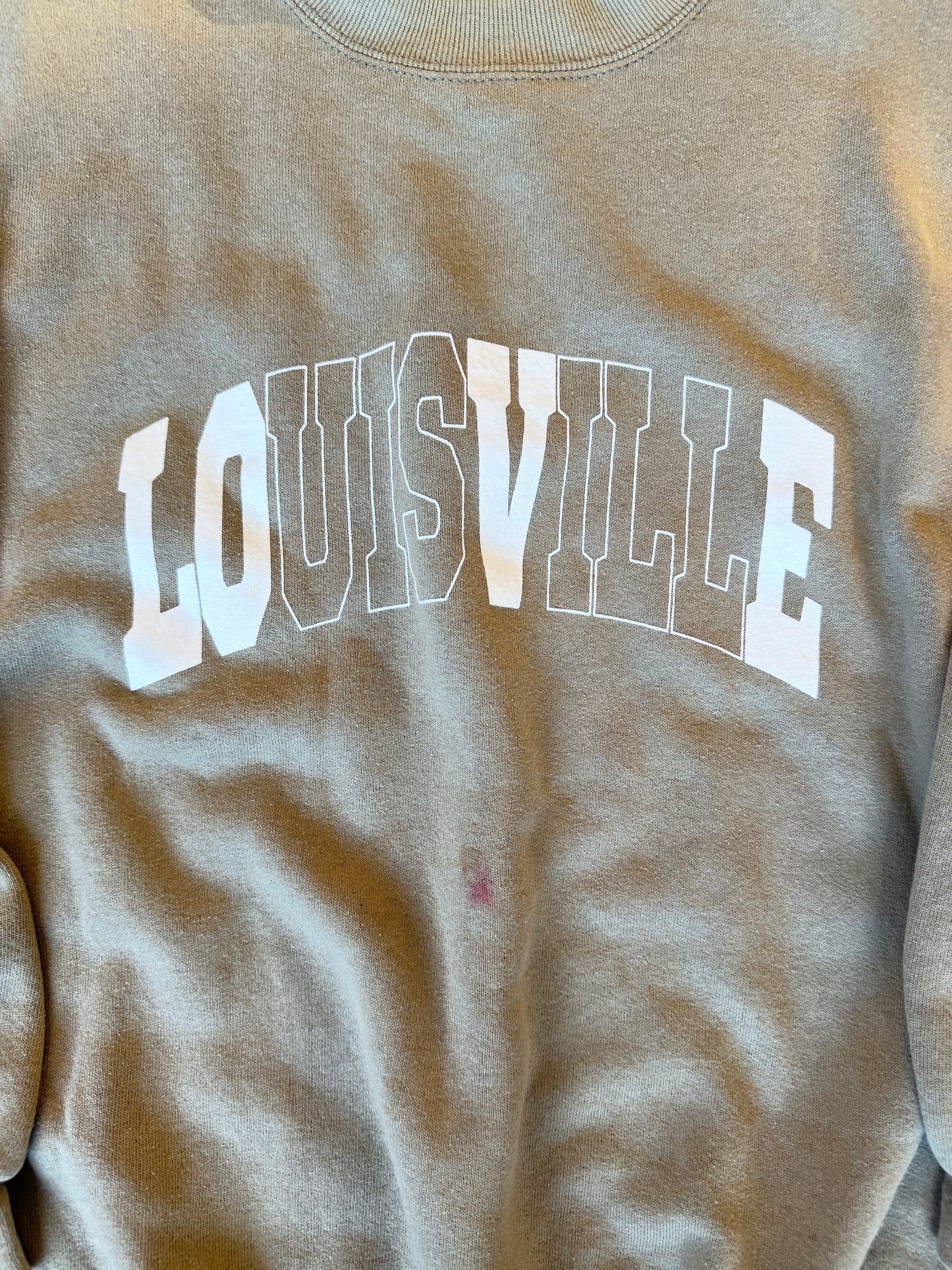 (S/M) OG Classic Tan Sweatshirt